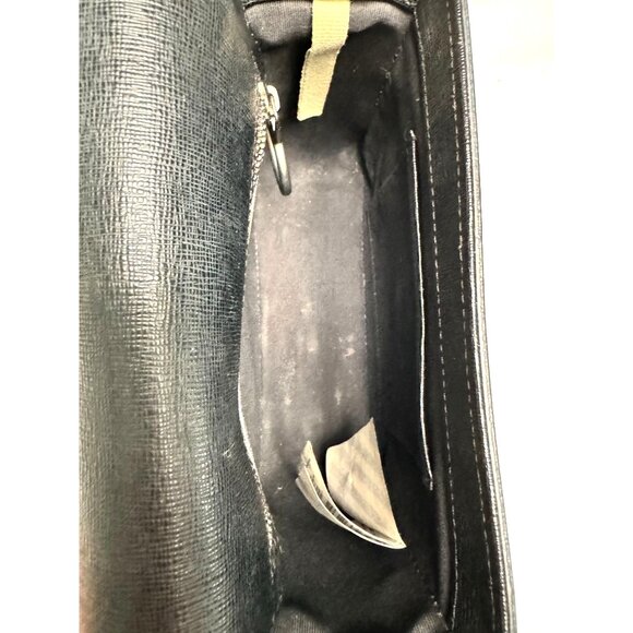 Off-White‎ Diagonal Stripe Flap Bag With Binder Clip Closure - Picture 9 of 12